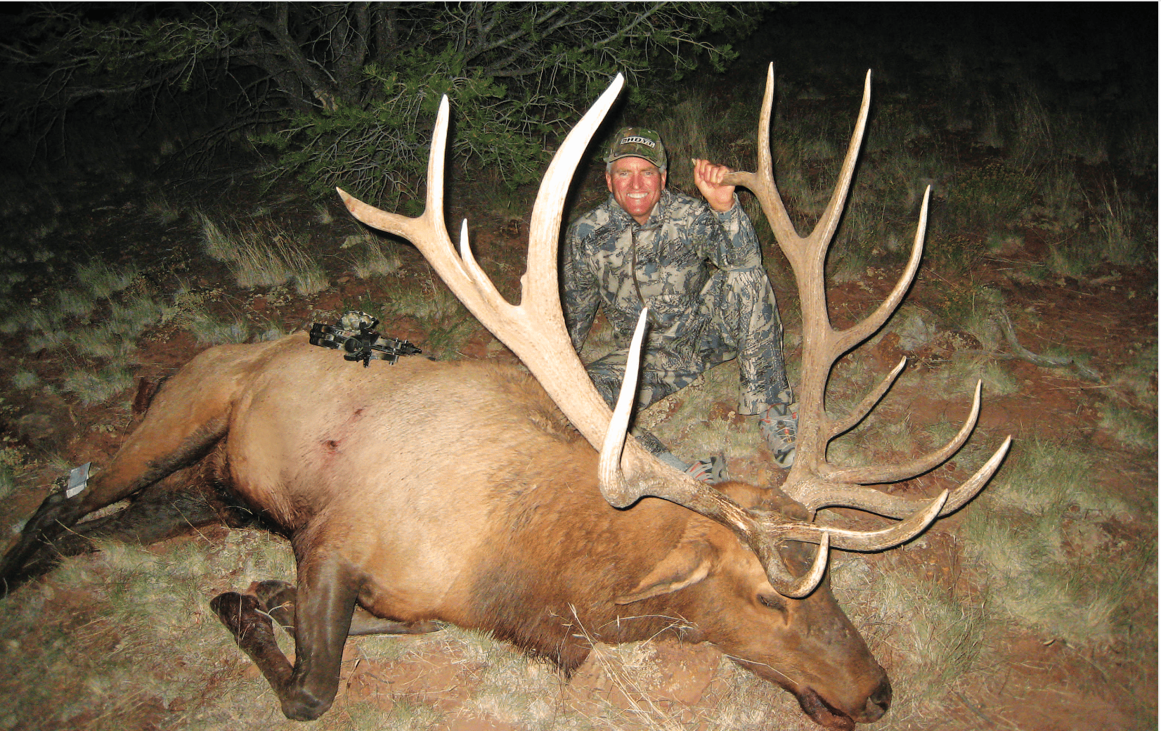 Randy Ulmer harvested a trophy bull elk with his perfect elk hunting arrow.