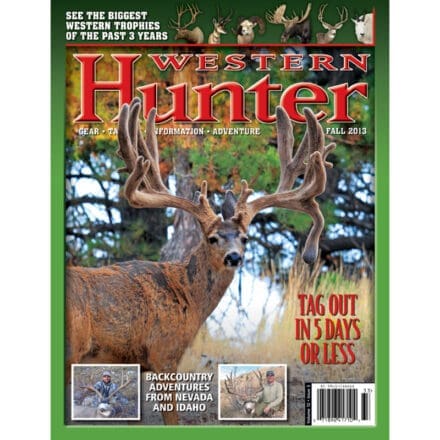 Western Hunter Magazine Fall 2013