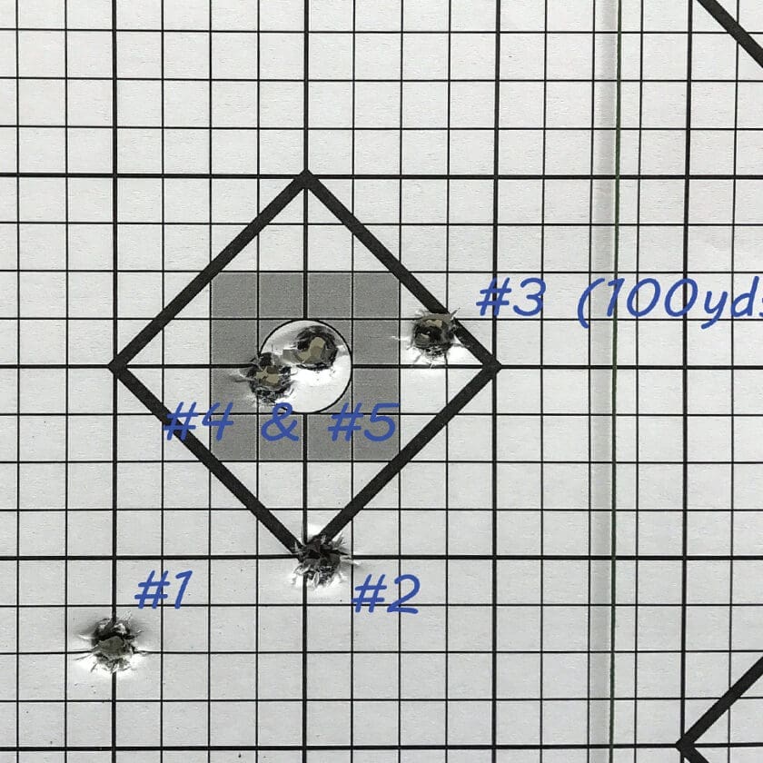 After bore sighting, fine-tuning your point of impact is much easier and requires less ammo.